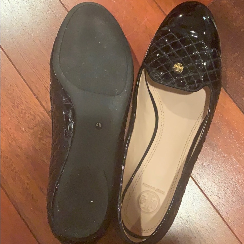 Black patent leather tory burch flats - Picture 2 of 4